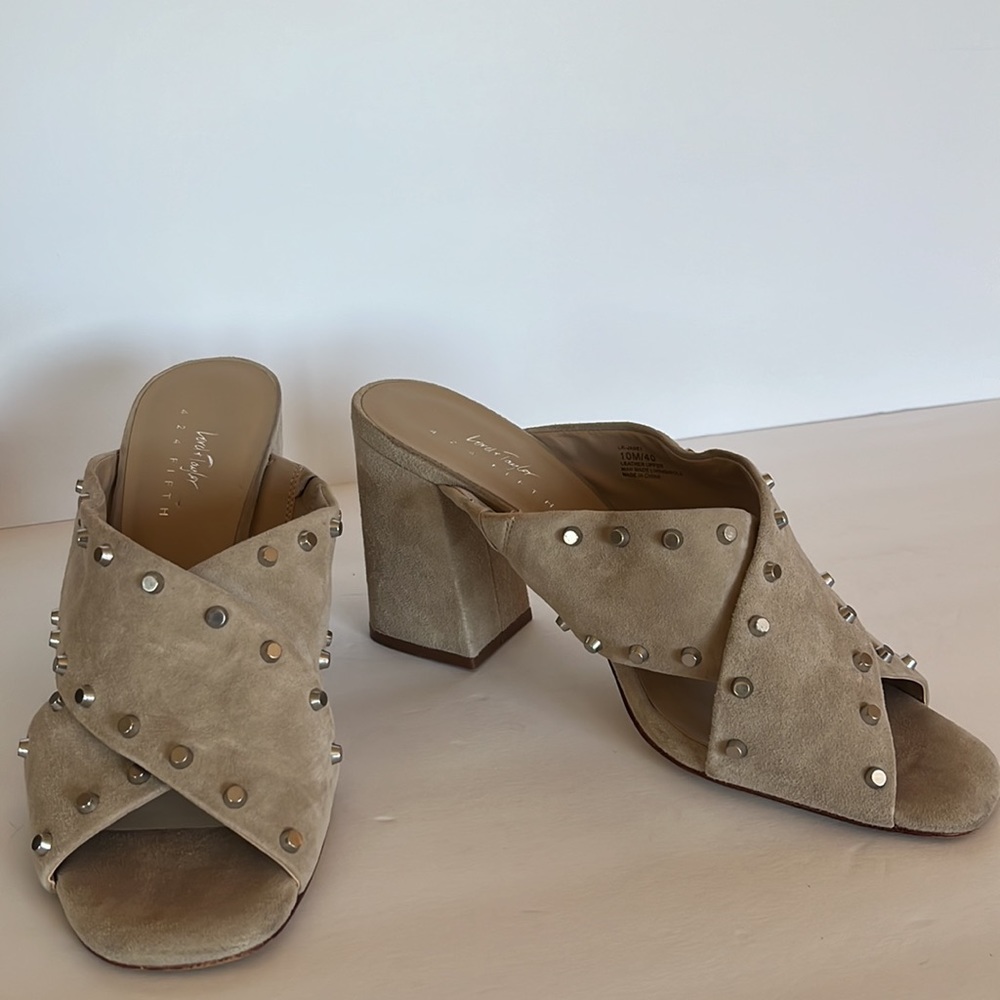 Lord & Taylor mules shoes.